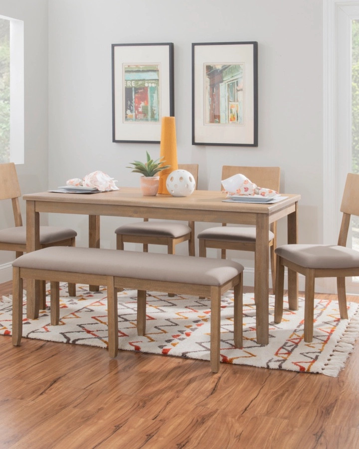 Grey wash Dining room set 

#LTKHome