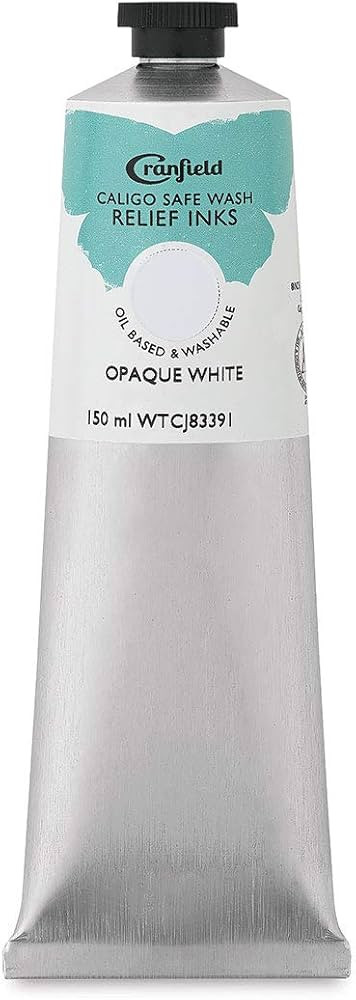 Caligo Safe Wash Relief Ink - Opaque White, 150 ml | Amazon (US)