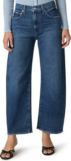 PAIGE Arellia High Waist Ankle Barrel Leg Jeans | Nordstrom | Nordstrom
