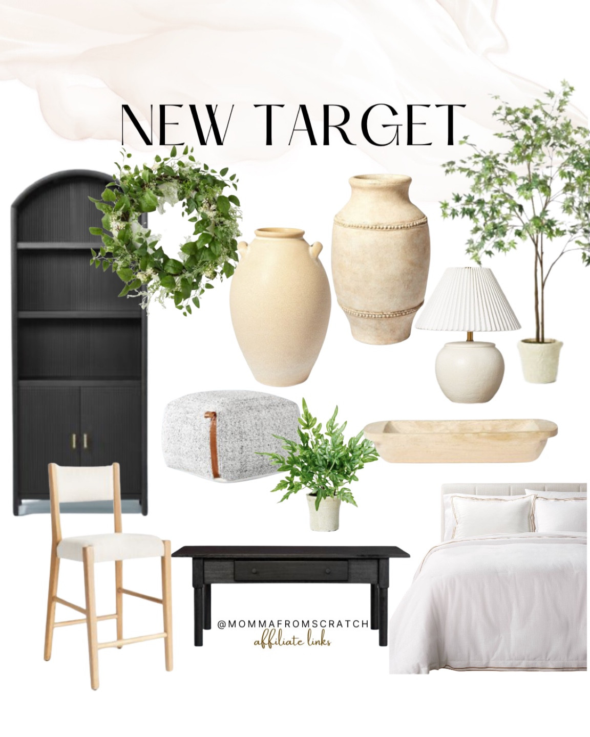 New target decor, hearth and hand, studio McGee spring decor, spring wreath, vase, bookcase, lamp, tree 

#LTKhome #LTKunder50 #LTKstyletip