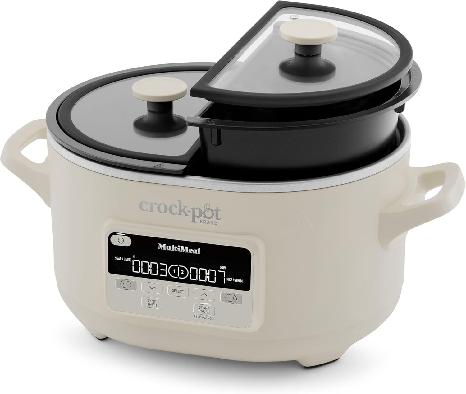 Crock-Pot MultiMeal Multicooker and Programmable Slow Cooker with Bake Function, Oat Milk | Amazon (US)