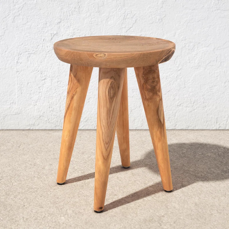 Orlin 16'' Teak Outdoor Side Table | AllModern