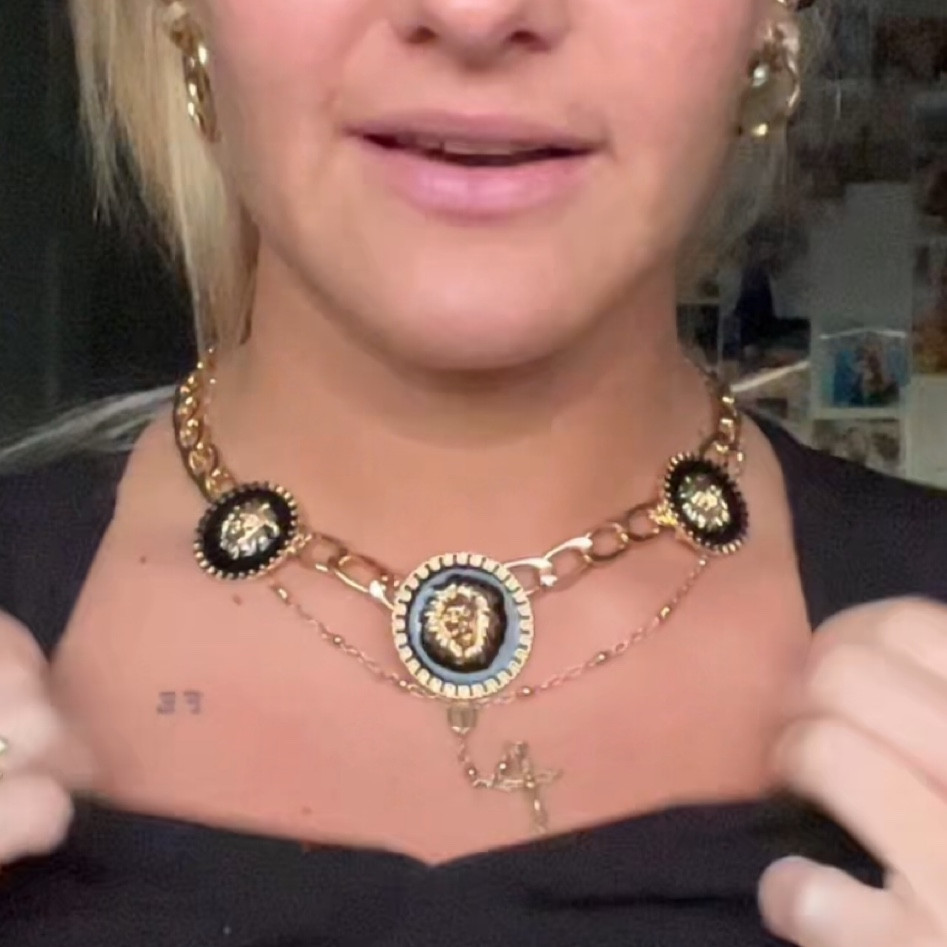 Gold necklace 

#LTKSale