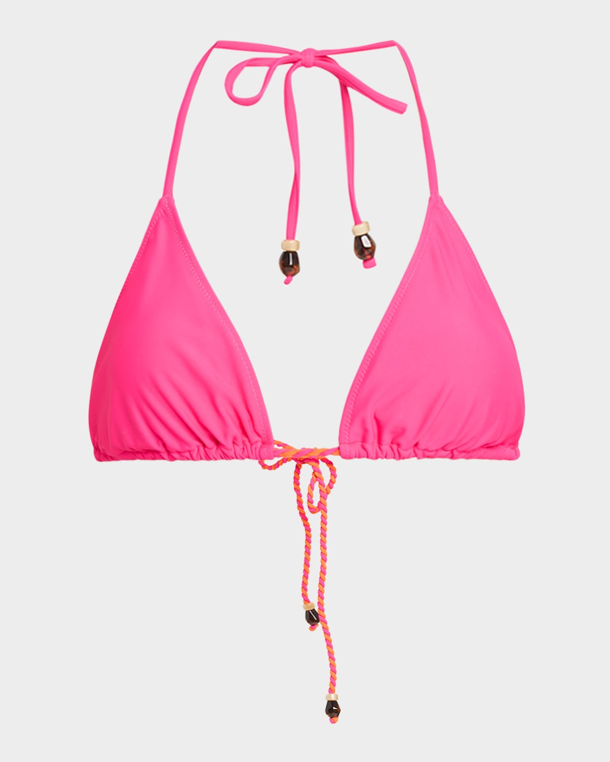 Two-Tone Rope Bikini Top | Neiman Marcus