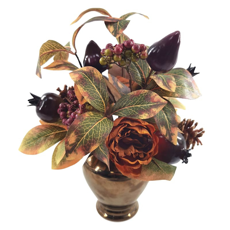 Pomegranate, Fig & Peony Arrangement, 22" | At Home