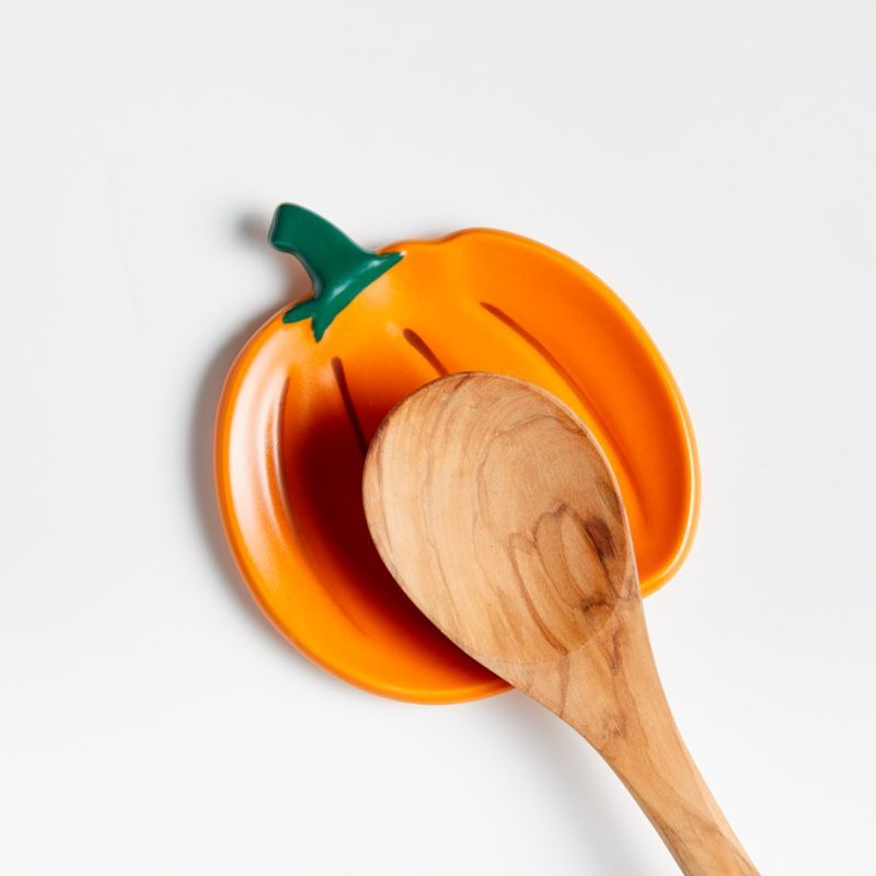 Pumpkin Spoon Rest + Reviews | Crate and Barrel | Crate & Barrel