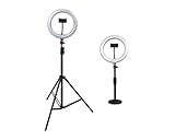 Gator Frameworks Set with (2) 10"" LED Ring Lights with Height-Adjustable Stands and Universal Phone | Amazon (US)