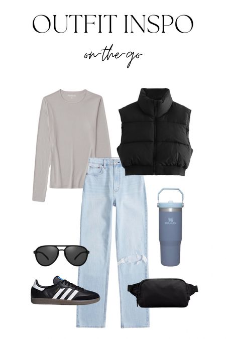 I’m loving all the puffer vest and coats! Love this look for running errands or on-the-go! The long sleeve tee and jeans are both on SALE!

#LTKstyletip #LTKsalealert #LTKSeasonal