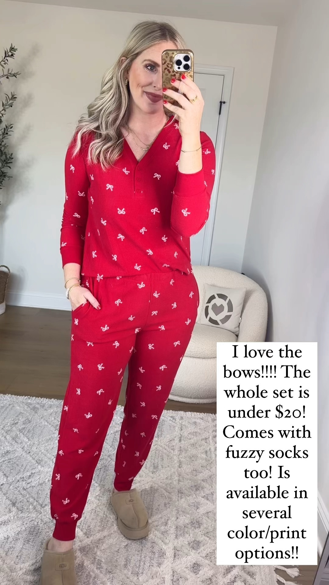 Walmart try on, bow pajamas, Christmas pjs 

#LTKFindsUnder50 #LTKVideo #LTKHoliday