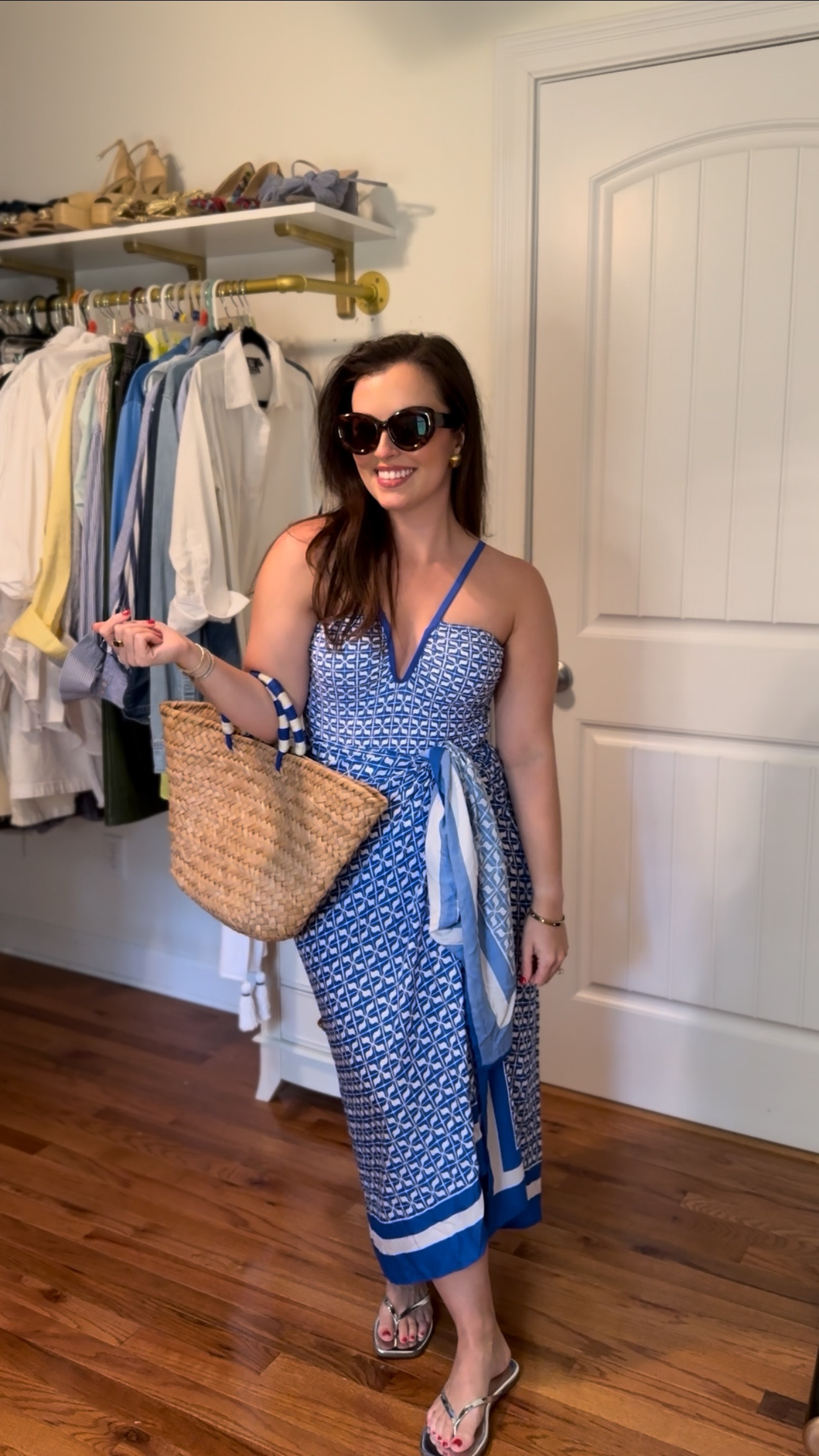 Blue and white one piece swimsuit for your summer beach vacay! 💙🤍☀️

I’m wearing a M in the suit 

Vacation outfit 
Resortwear 
Blue and white swimsuit
One piece swimsuit 
Target swim 

#LTKSummerEdit #LTKSeasonal #LTKFindsUnder50
