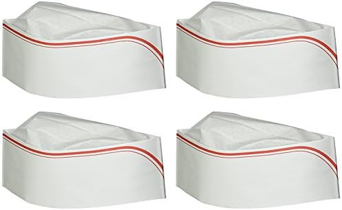 Beistle 4 Piece Retro Diner Paper Soda Jerk Hats 50’s Theme Rock and Roll Party Supplies 1950... | Amazon (US)