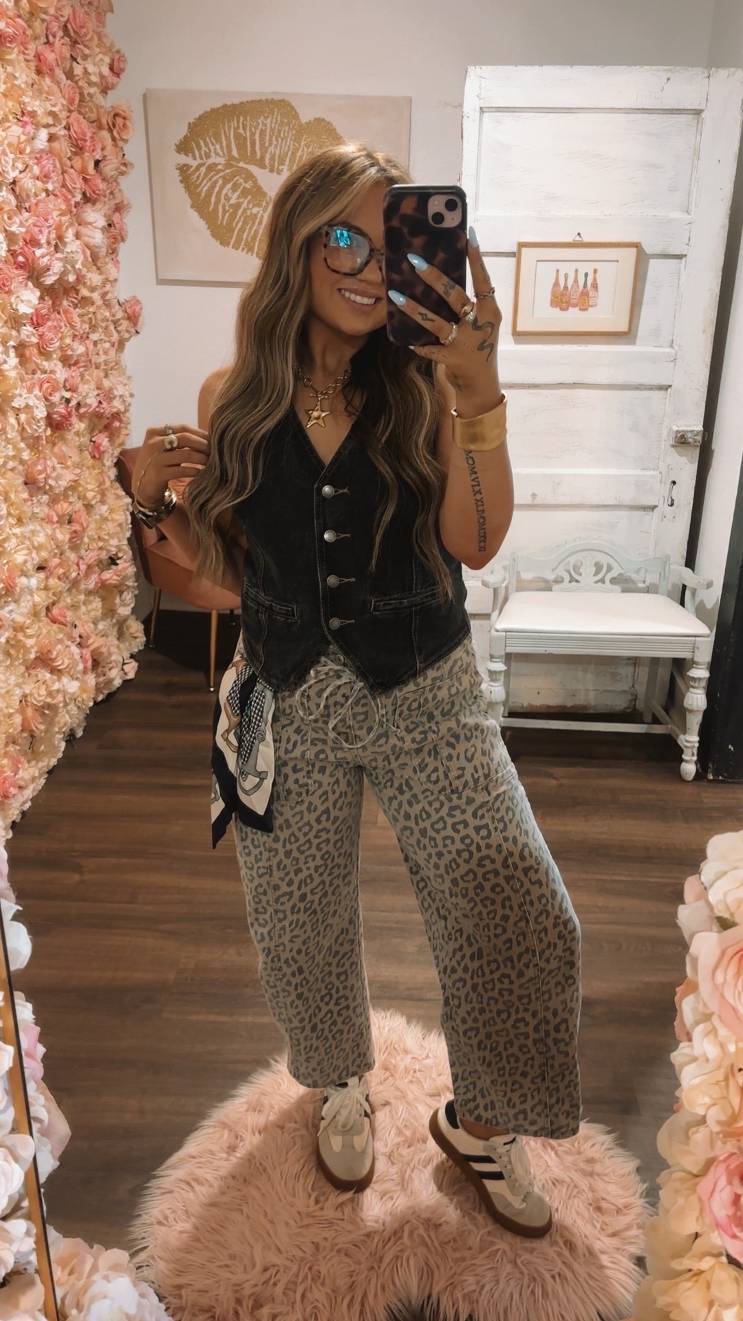 Pants and Shoes are on boujeejunction.com!

Vest is an old product from A New Day from Target