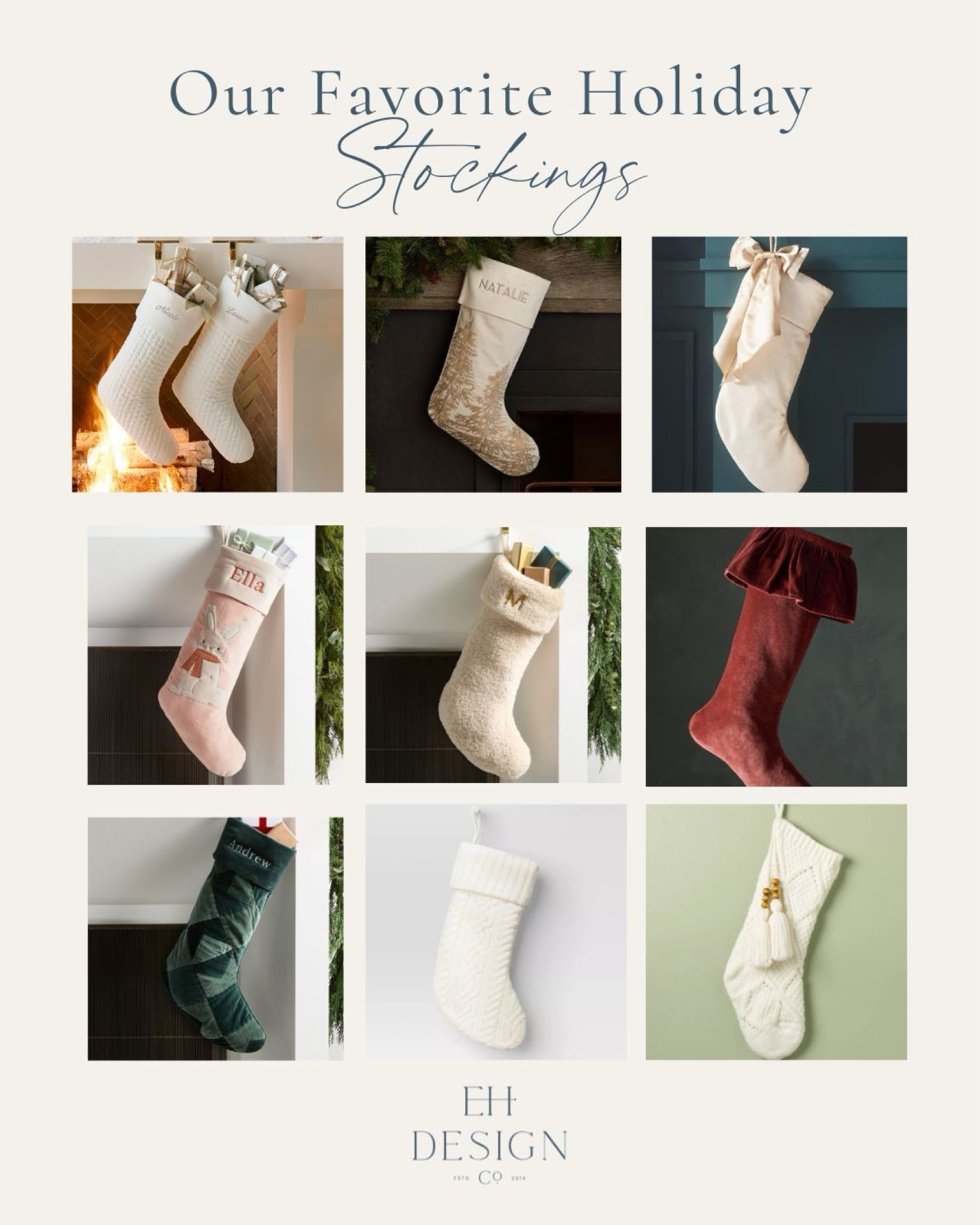 Looking for stockings? We rounded up this years favs!

#LTKSeasonal #LTKHome #LTKCyberWeek