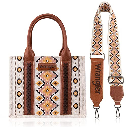 Wrangler Tote Bag Western Purses for Women Shoulder Boho Aztec Handbags | Amazon (US)