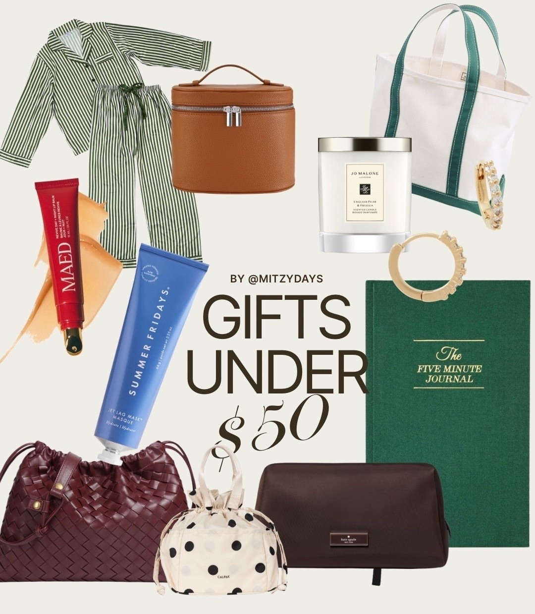 Discover fantastic gifts for your favorite gal pal or indulge yourself! 

These are some of my top picks! Things I love or dream of having on my own wish list! 

If you can get anything from this list what would it be?

Amazon Finds | Pajamas | Beauty | skincare | journal | holiday gift | gifts for her | candle | tote bags | bags 

#LTKBeauty #LTKGiftGuide #LTKFindsUnder50
