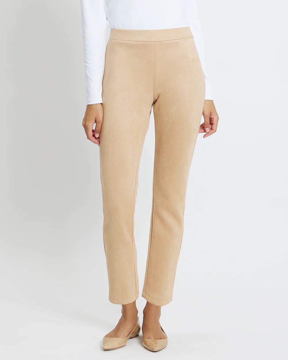 Olivia Ankle Pant - Faux Suede | Jude Connally