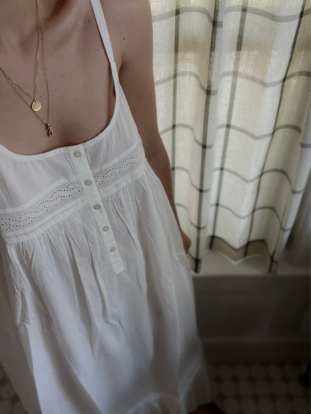 100% cotton dress/nightgown I’ll be wearing all summer long 🤍 

#LTKSeasonal