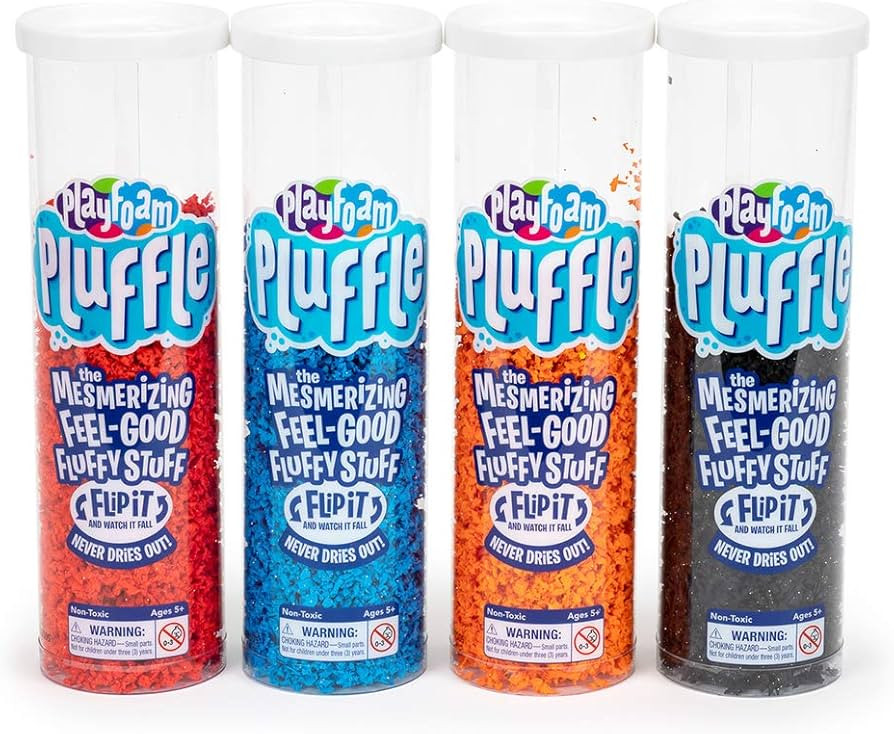 Educational Insights Pluffle® 4-Pack - Sensory Bin Foam Set, No Mess Alternative to Sand Toys & ... | Amazon (US)