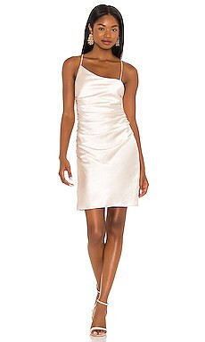 Line & Dot Hunnie Mini Dress in Creme from Revolve.com | Revolve Clothing (Global)