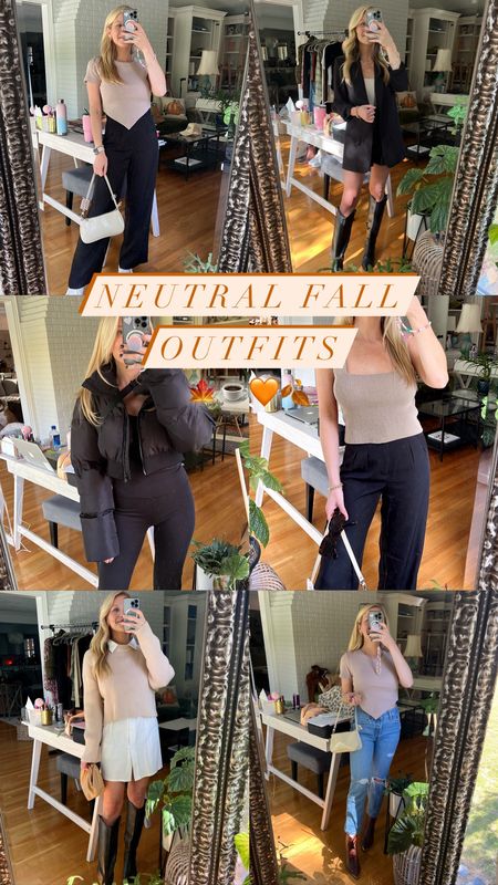Neutral fall outfits, fall outfits, fall style, fall outfit inspo, fall, Amazon, Amazon fashion, target, target style, boots, target shoes, blazer, forever 21, shein

#LTKunder100 #LTKstyletip #LTKsalealert