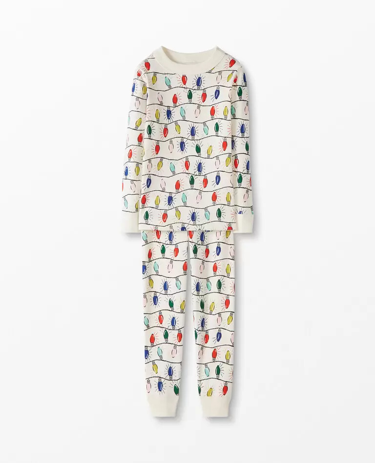 Holiday Print Long John Pajama Set | Hanna Andersson