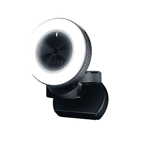 Razer Kiyo 1080p 30 FPS/720 p 60 FPS Streaming Webcam with Adjustable Brightness Ring Light, Built-i | Amazon (US)