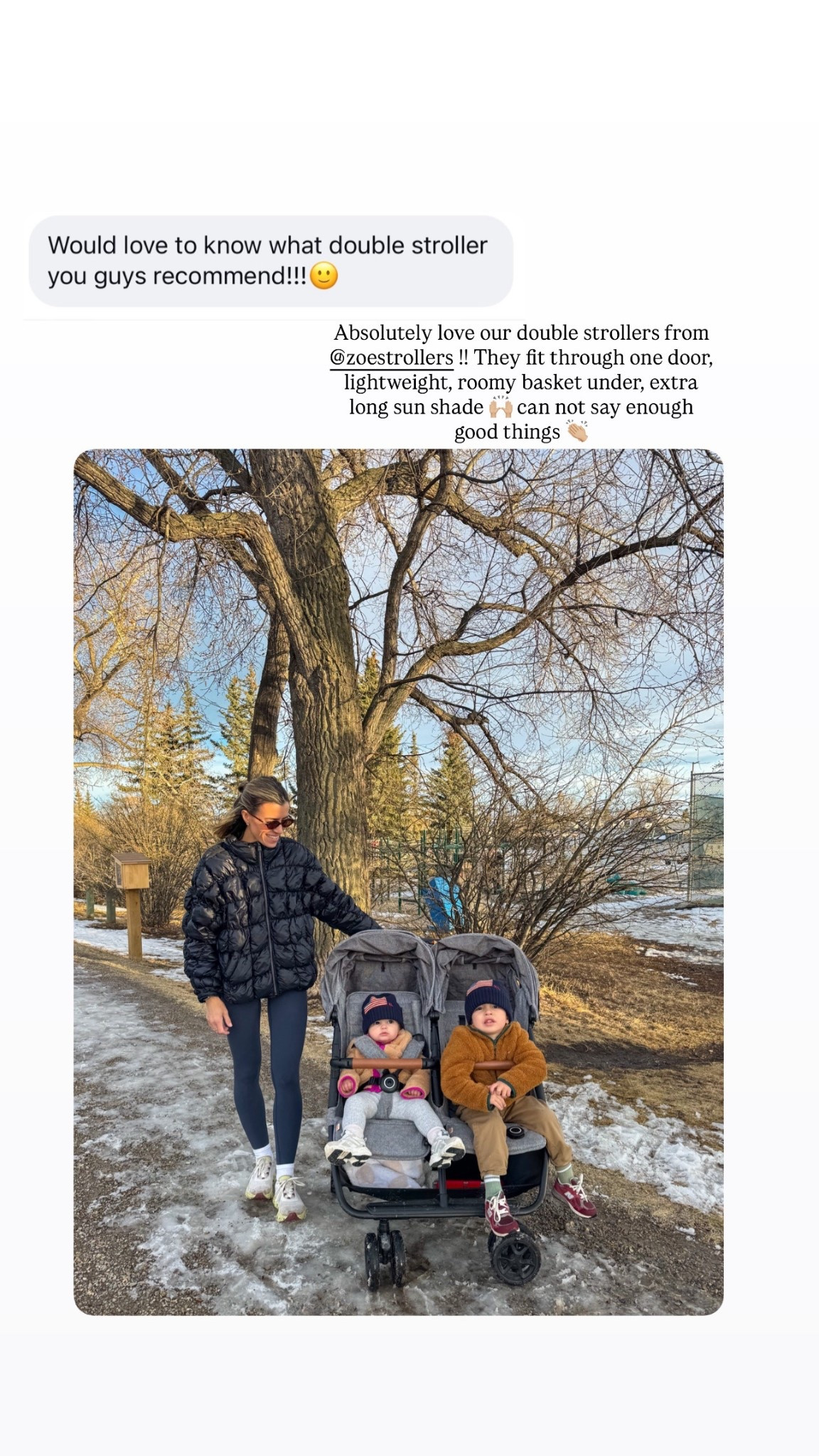 Double stroller 

#LTKBaby #LTKKids