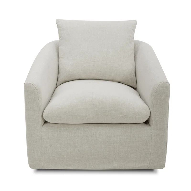 Menta Upholstered Swivel Barrel Chair | Wayfair North America