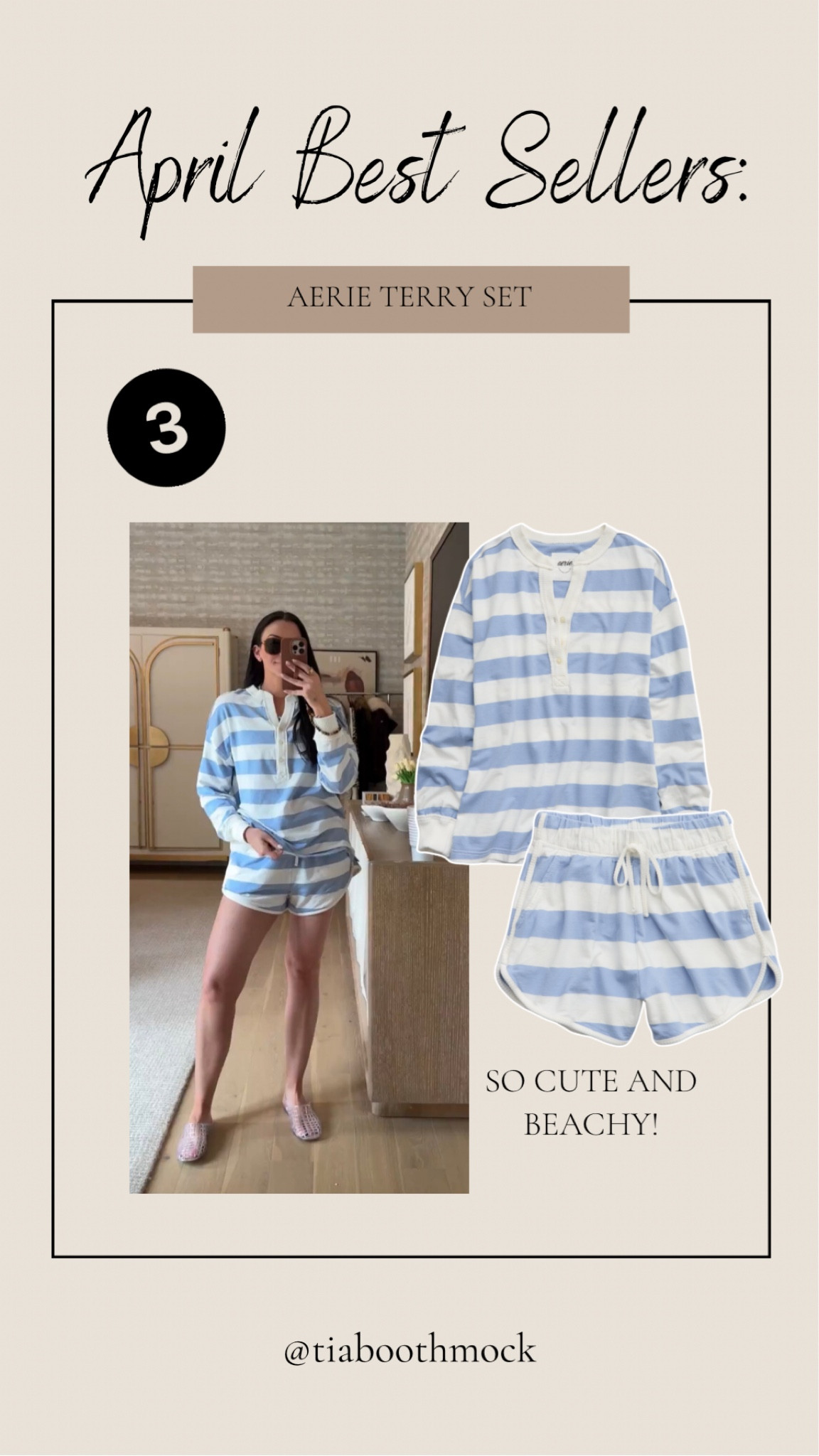 Can’t get over how cute this @Aerie sweat set is! Will be living in it all summer!

#LTKSeasonal #LTKSwim #LTKootd