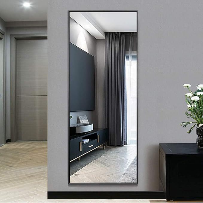 NeuType Full Length Mirror Standing Hanging or Leaning Against Wall, Large Rectangle Bedroom Mirr... | Amazon (US)