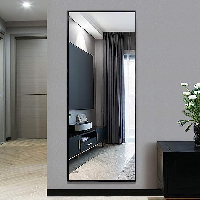 NeuType Full Length Mirror Standing Hanging or Leaning Against Wall, Large, Rectangle, Bedroom Wa... | Amazon (US)