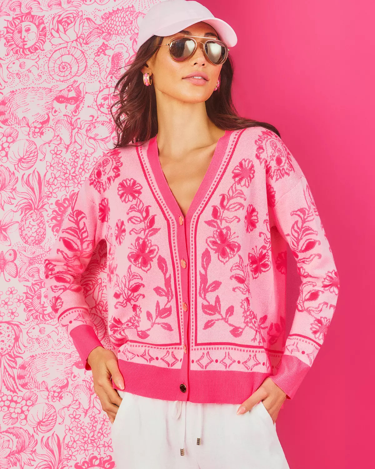 Maralisa Jacquard Cardigan | Lilly Pulitzer