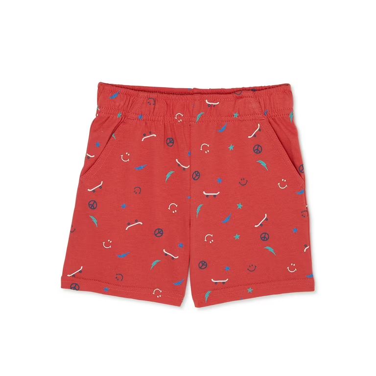 Garanimals Toddler Boy Print Jersey Shorts with Pockets, Sizes 18M-5T | Walmart (US)