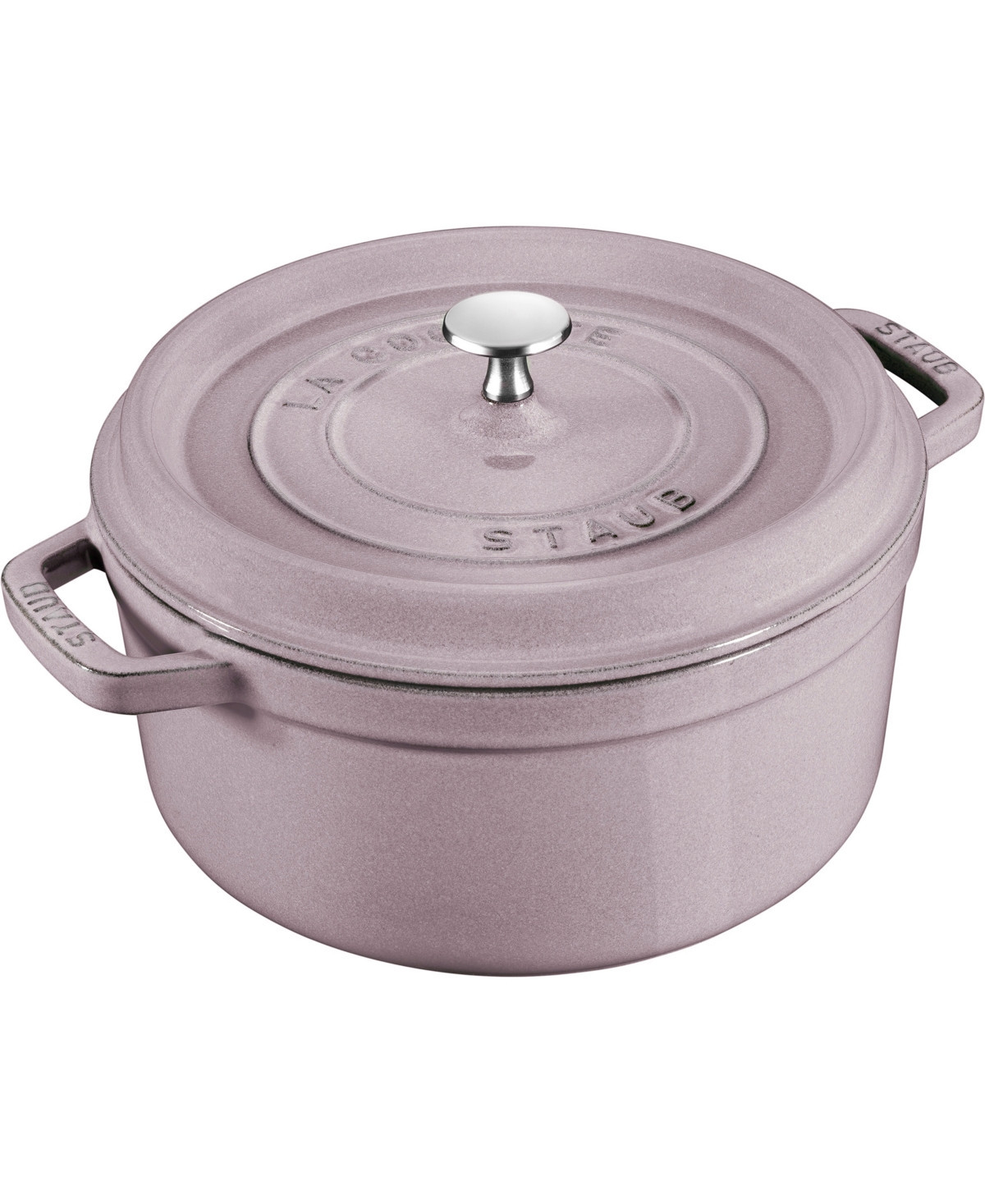 Staub Cast Iron 5.5-Qt Round Dutch Oven - Lilac | Macy's