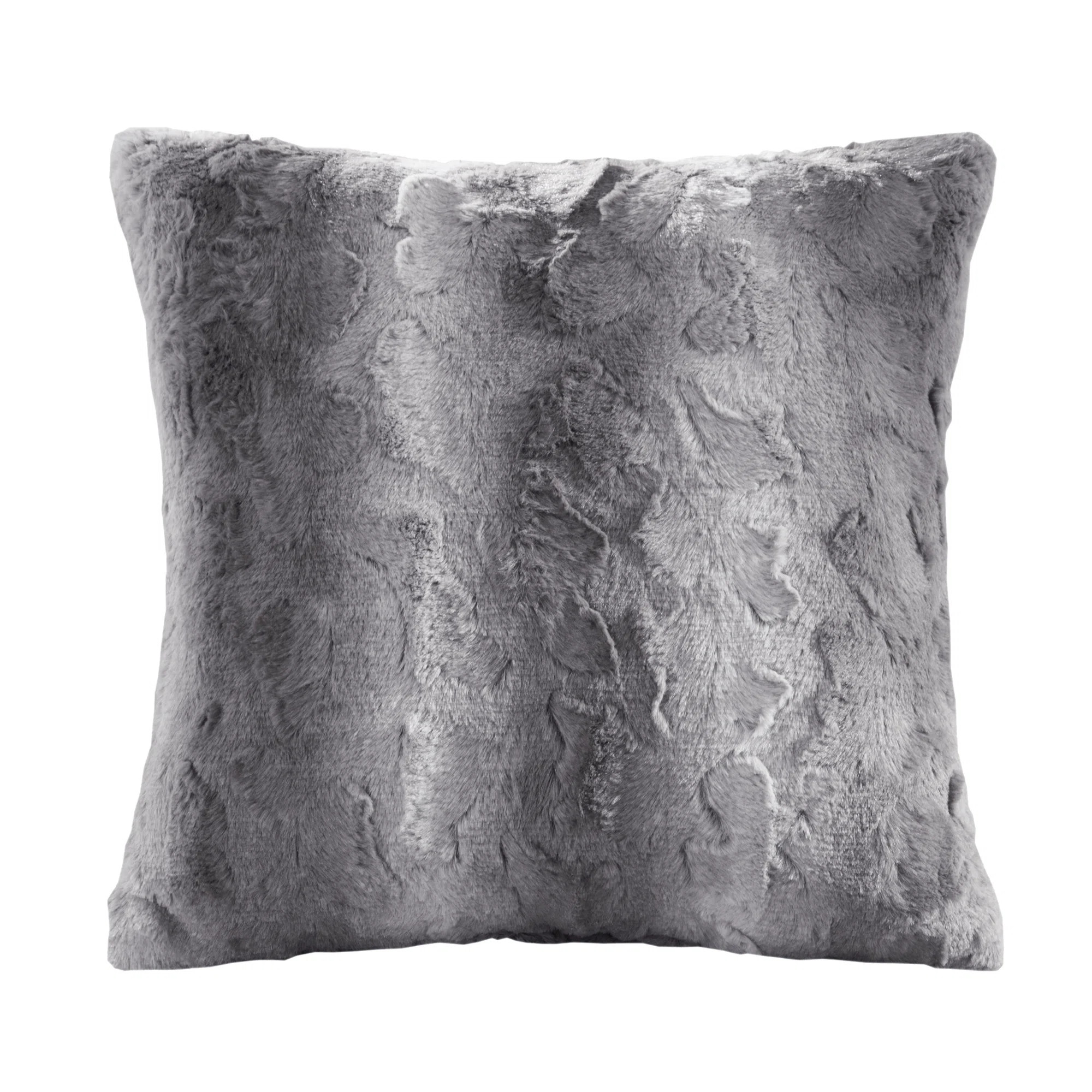 Faux Fur Striped Throw Pillow | Wayfair North America