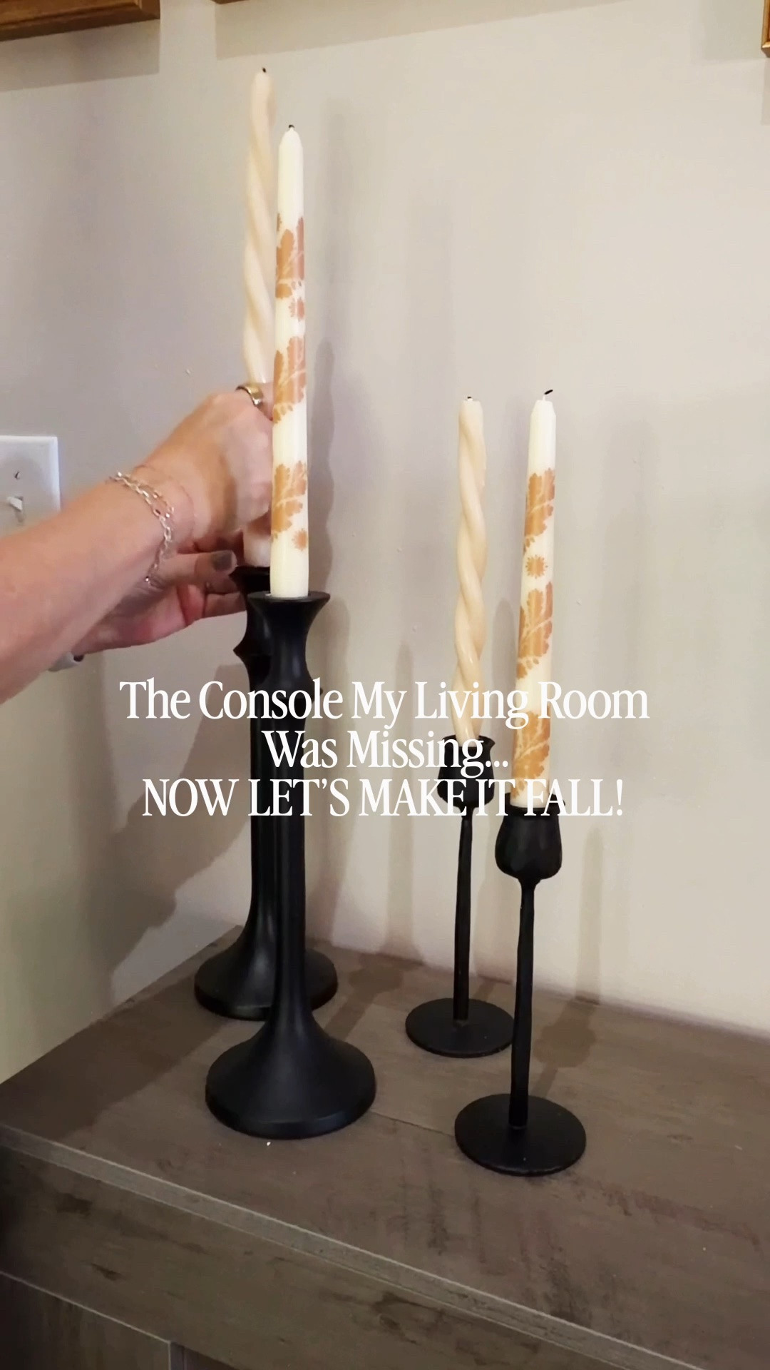 The little living room update that made SUCH a difference! @Wayfair 

This narrow space in my living room has always felt like it needed something, and this Wayfair console was the perfect solution!

I love the slim profile—it fills the space without overwhelming it and gives me the perfect spot to style my favorite décor.

For fall, I didn’t completely redo the space. I simply swapped out the stems, changed the candles, and 
added a few fall touches. 

And now it feels ready for the season!

Tap to shop the console + my fall styling details!#LTKFinds #WayfairHome #WayfairFinds #FallDecor #FallHomeDecor #LivingRoomDecor #ConsoleTable #ConsoleTableDecor #SeasonalDecor #HomeStyling #HomeInspiration #AffordableHomeDecor #DesignDetailsByDana

#LTKHome #LTKSeasonal #LTKHome #LTKvlog