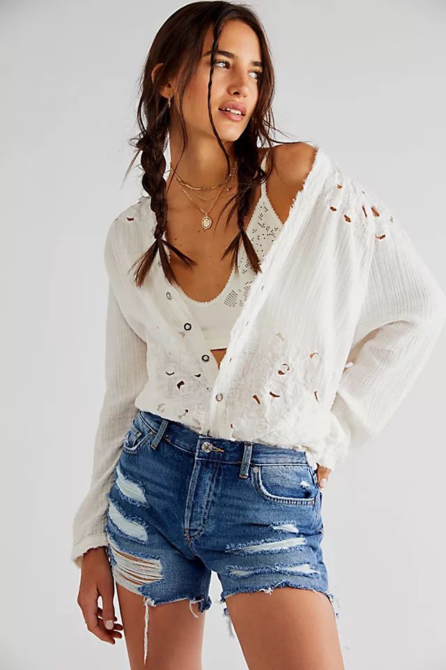 Maggie Mid-Rise Shorts | Free People (Global - UK&FR Excluded)