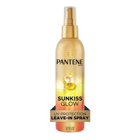 Pantene Sunkiss Glow UV Salt Chlorine Hair Protection Spray Leave-In Conditioner 5.7oz | Walmart (US)