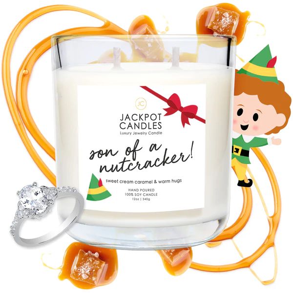Son of a Nutcracker Candle with Jewelry Ring | Jackpot Candles