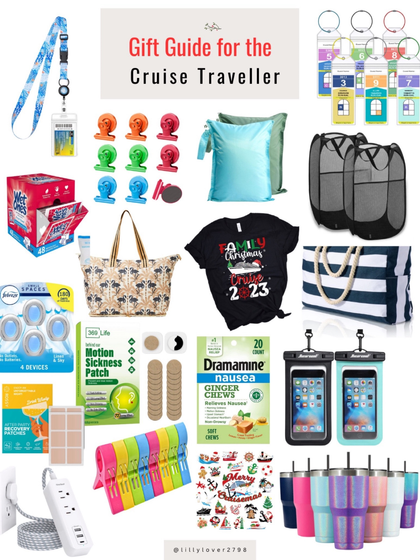 Cruise Must Haves 

All the essentials you will need for cruising. These are great stocking stuffer ideas if you have a cruise coming up soon! Several things are on sale now too! 
#LTKGiftGuide
#LTKHoliday
#LTKbeauty

cruise essentials, cruise, cruise traveller, things you need for a cruise. Royal Caribbean, cruise life, for the cruiser, travel gifts, Christmas cruise, 

#LTKfindsunder50 #LTKtravel #LTKitbag