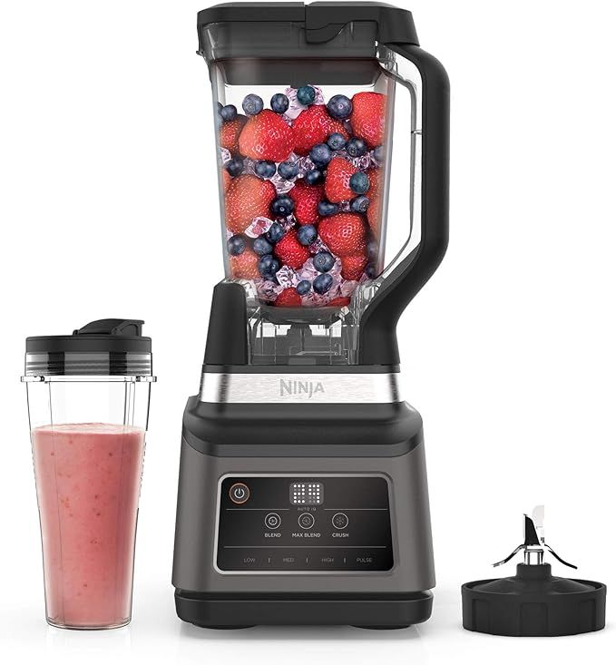 Ninja 2-in-1 Blender with 3 Automatic Programs; Blend, Max Blend, Crush, and 4 Manual Settings, 2... | Amazon (UK)