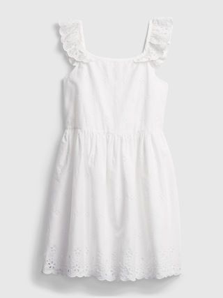 Kids Eyelet Dress | Gap (US)