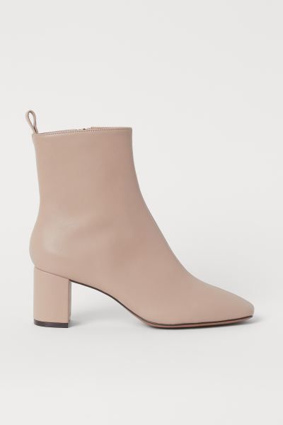 Block-heeled Ankle Boots | H&M (US)