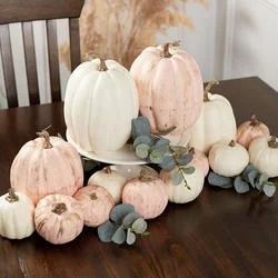 Assorted Harvest White and Gold Brush Pink Pumpkins | Walmart (US)