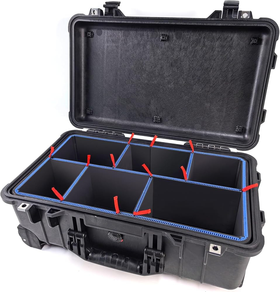 LAFENLIN UPGRADE DIY Divider System for Pelican 1510 Case, Customizable Organizer with U-Clips & ... | Amazon (US)