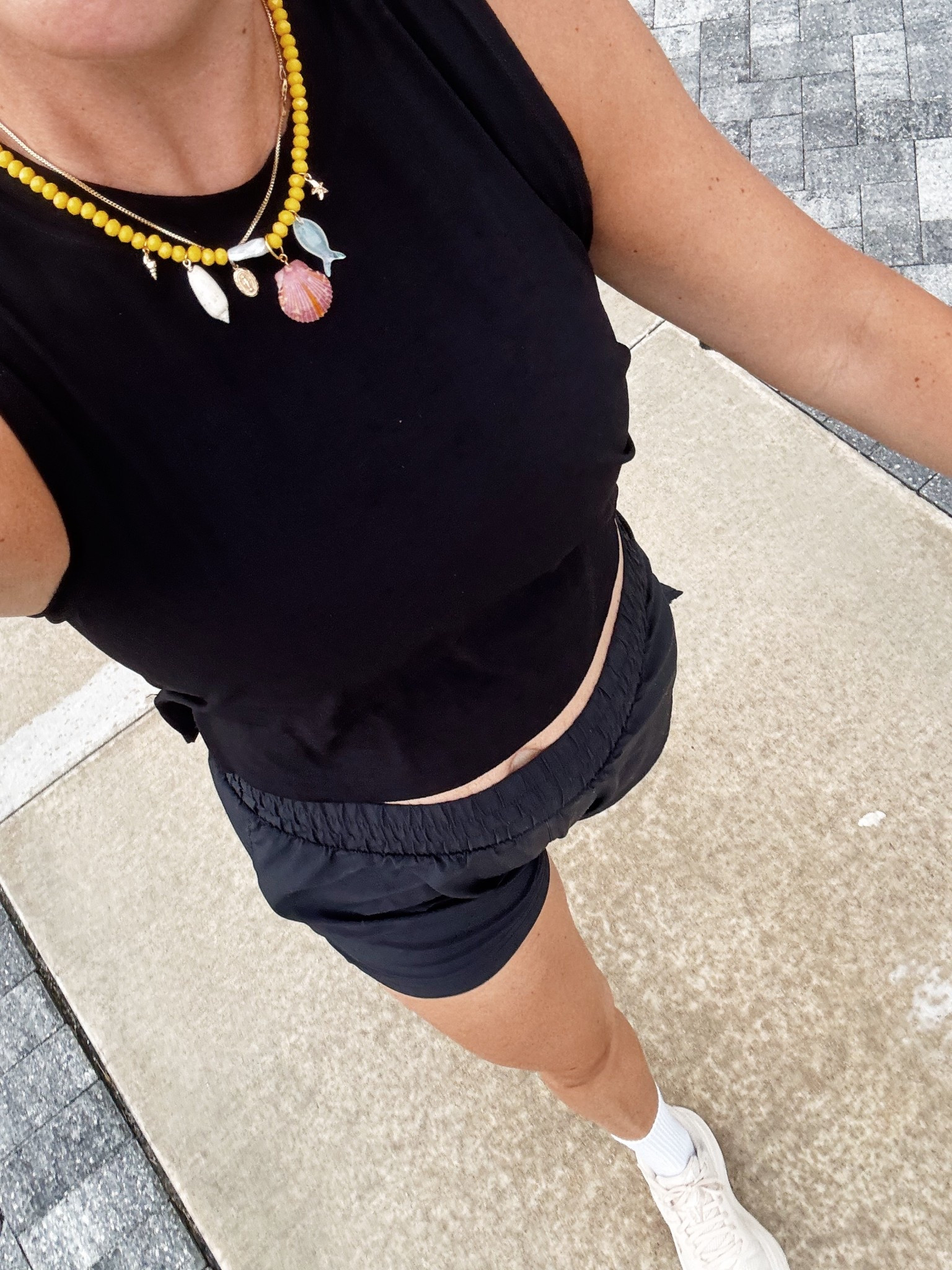 Workout outfit I wore in Florida! This tank is so light and breezy- runs tts! These shorts are lined and GREAT for warmer temps. 

#LTKOver40 #LTKActive #LTKFindsUnder100