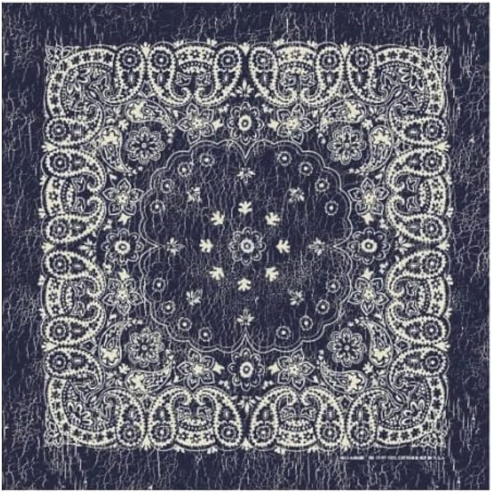 27"x27" Rustic Paisley Bandanna, Made in USA | Amazon (US)