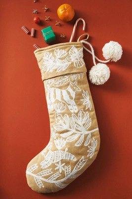 Forage Pom Pom Stocking | Anthropologie (US)