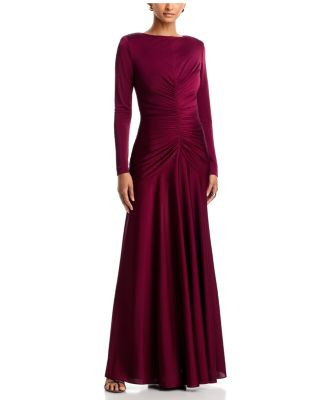Et Ochs Thea Long Sleeve Ruched Gown | Bloomingdale's (US)