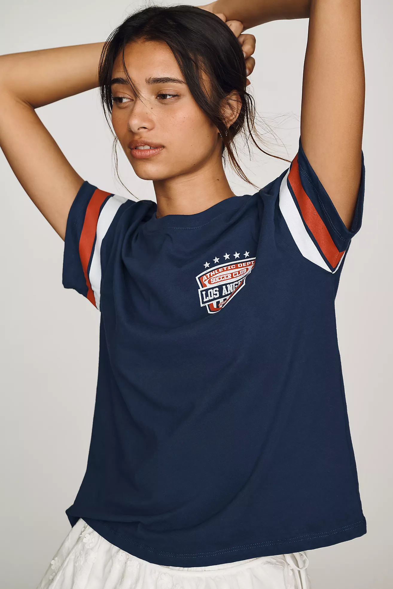 Letluv Cotton Soccer Graphic Tee | Anthropologie (US)